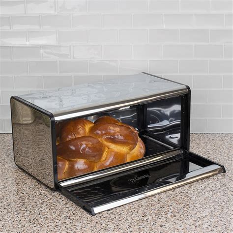 Stainless Steel Bread Box for Kitchen Countertop, 